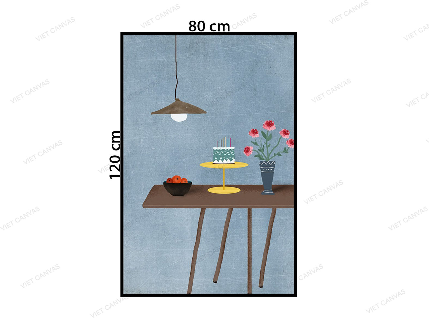 Tranh Bàn Ăn Xinh Xắn - VZ167