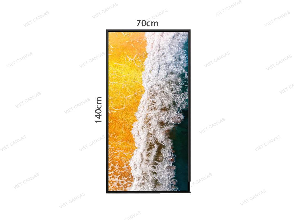Tranh Nước Biển Tràn Bờ Cát Vàng - VZ322