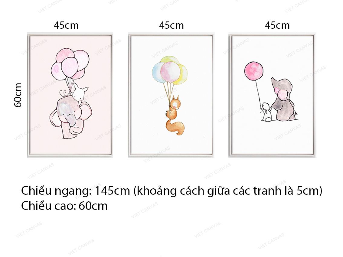 Bộ 3 Tranh Động Vật Ngộ Nghĩnh - VZ103.2
