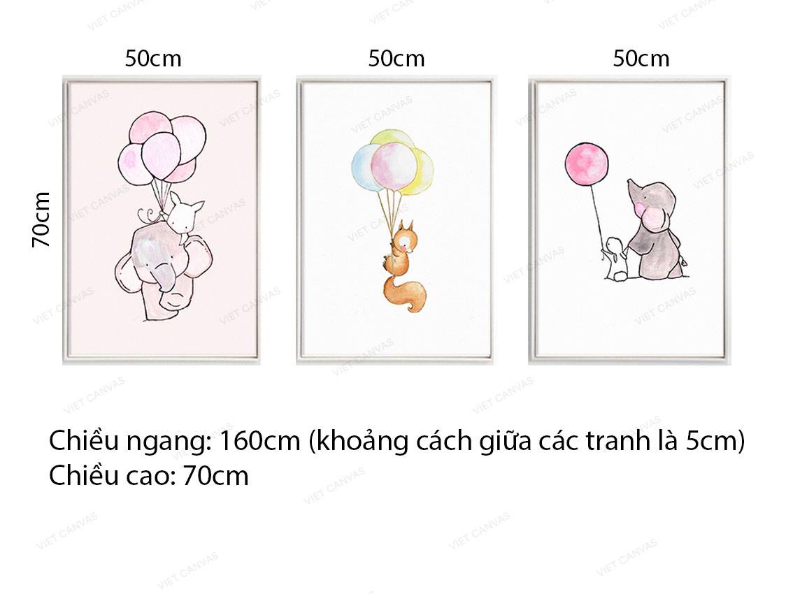 Bộ 3 Tranh Động Vật Ngộ Nghĩnh - VZ103.2