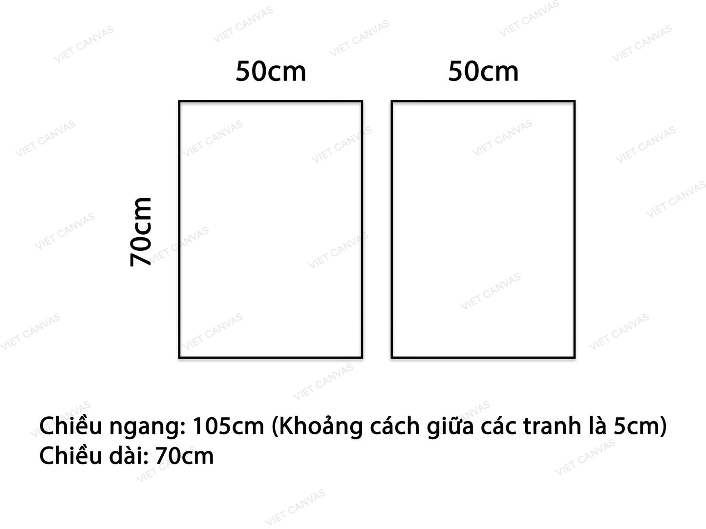 Bộ 2 Tranh Tình Yêu Bất Diệt - VZ862.2