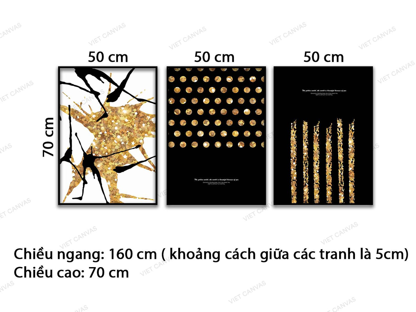 Bộ 3 Tranh Trừu Tượng - VC827