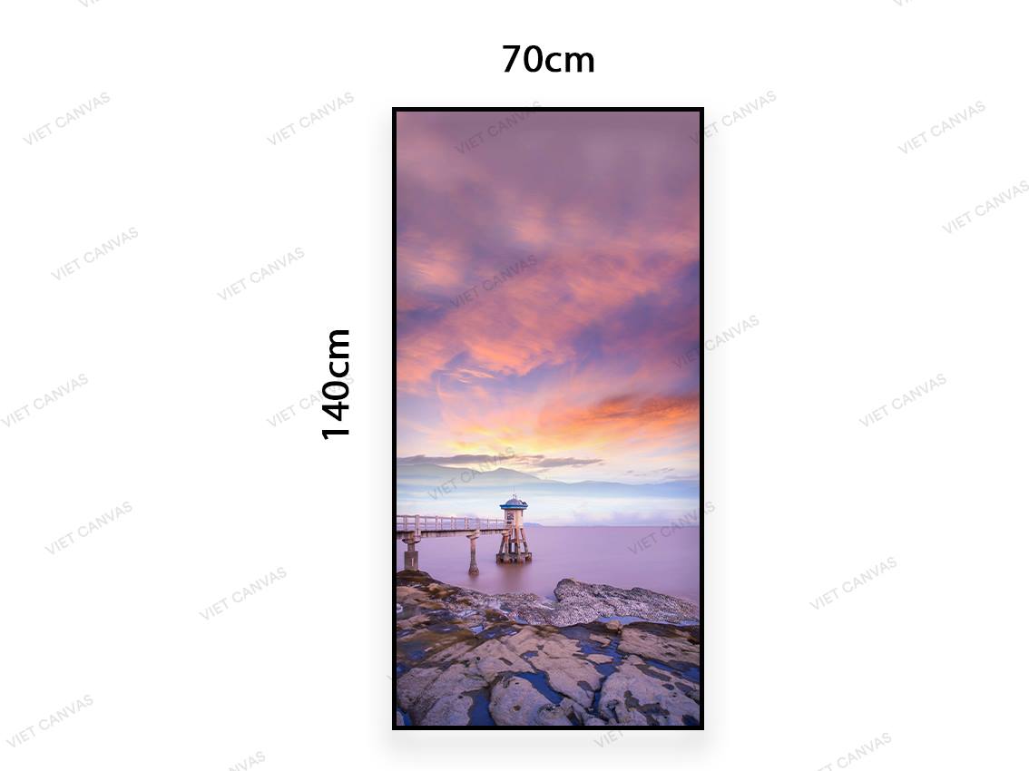 Tranh Hoàng Hôn Tím - VD313