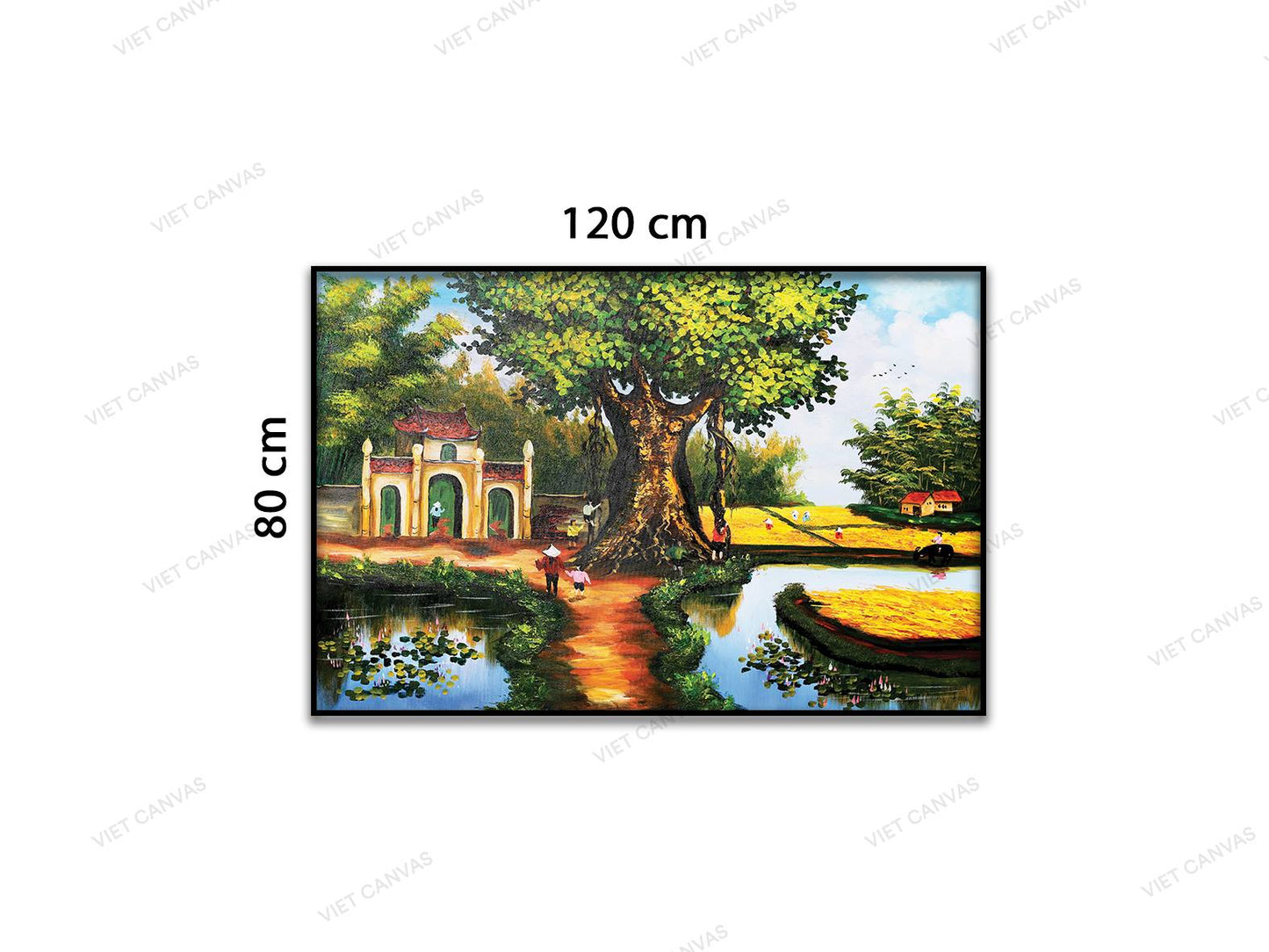 Tranh Cây Cổ Thụ Đầu Làng - VD213