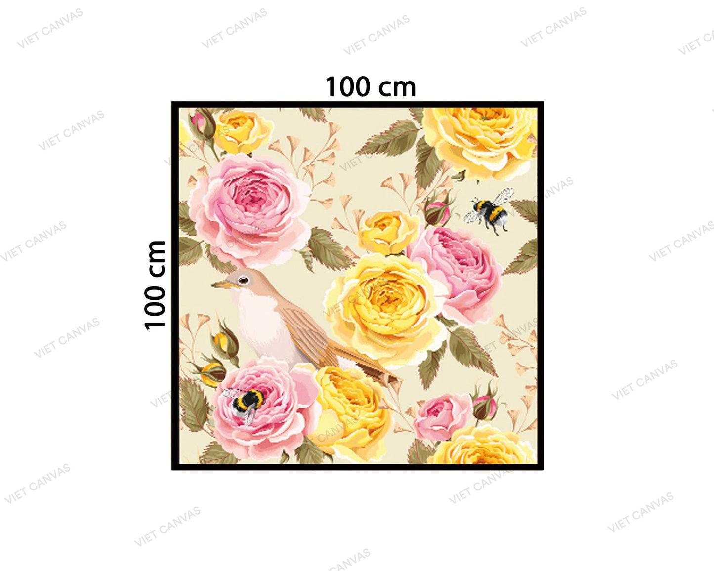 Tranh Hoa Nở Xuân Tới - VZ514