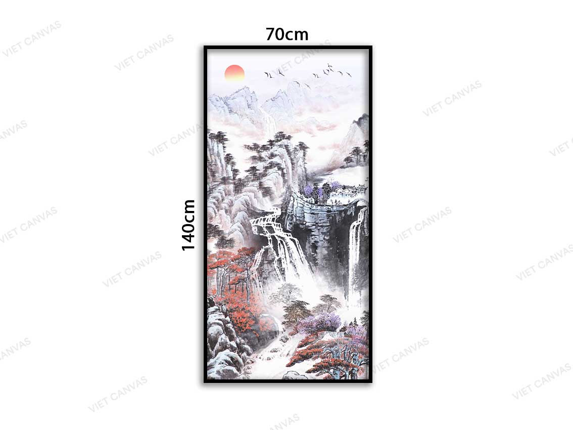 Tranh Thác Nước Trắng Xoá - VC998