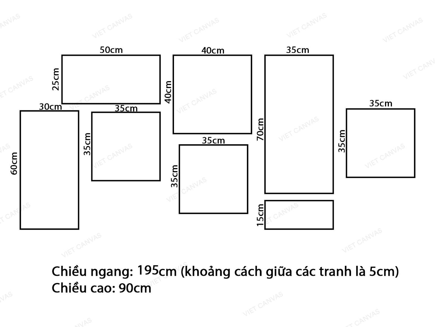 Bộ 7 Tranh Chiếc Neo, Đàn Chim, Ngọn Hải Đăng Và Quotes - VZ336.1