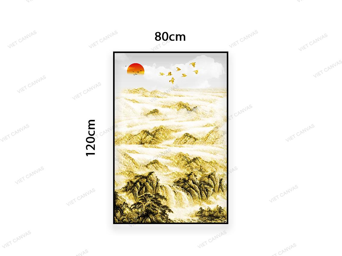 Tranh Hoàng Hôn Vàng - VC880