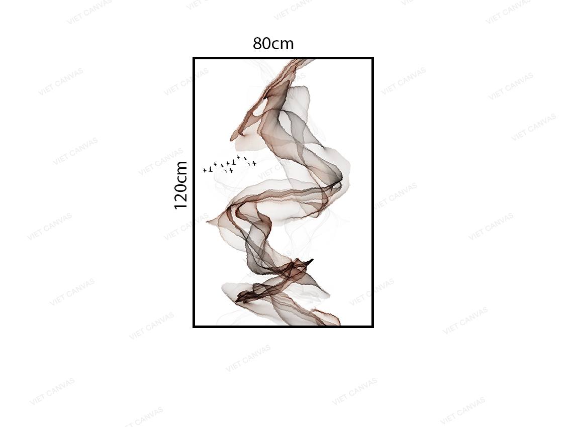 Tranh Cánh Chim Trên Làn Khói - VD498