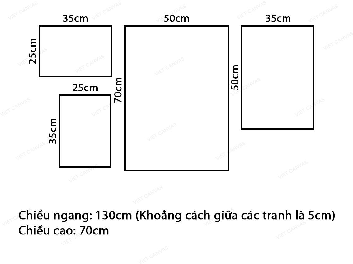 Bộ 4 Tranh Cà Phê - VK033.2
