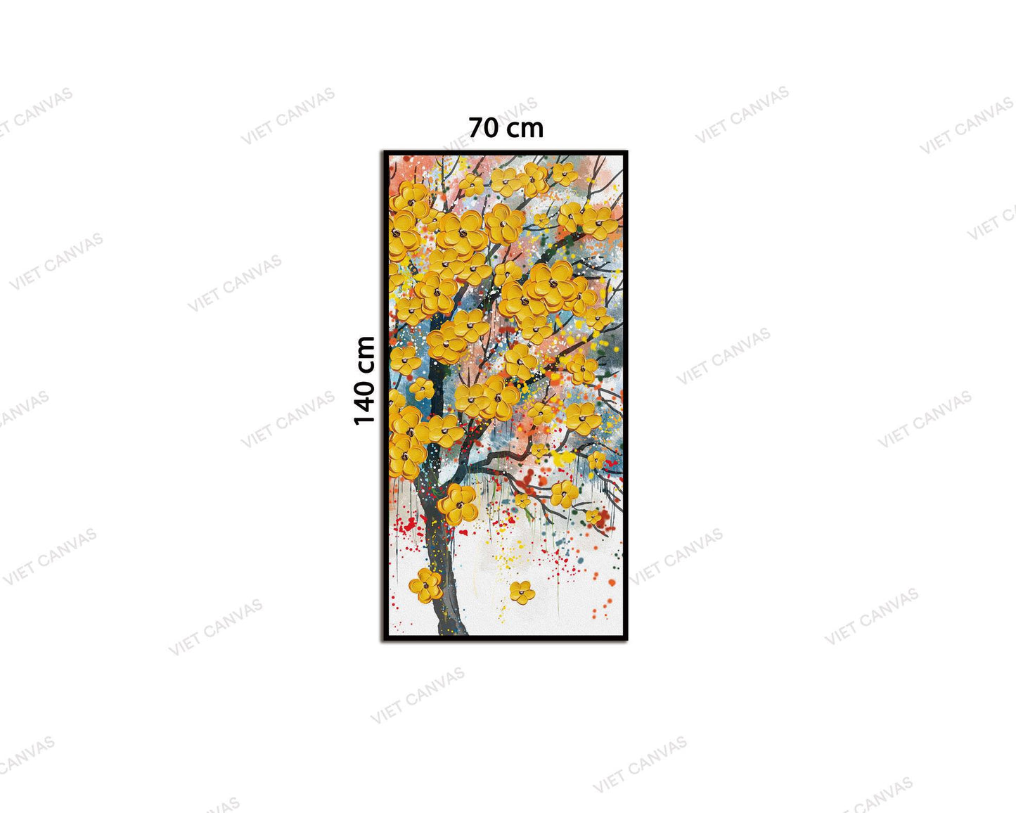 Tranh Hoa Mai Sắc Thắm - VC745