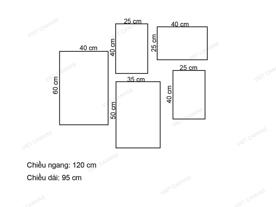 Bộ 5 Tranh Những Cây Xương Rồng Dễ Thương - VZ878.2