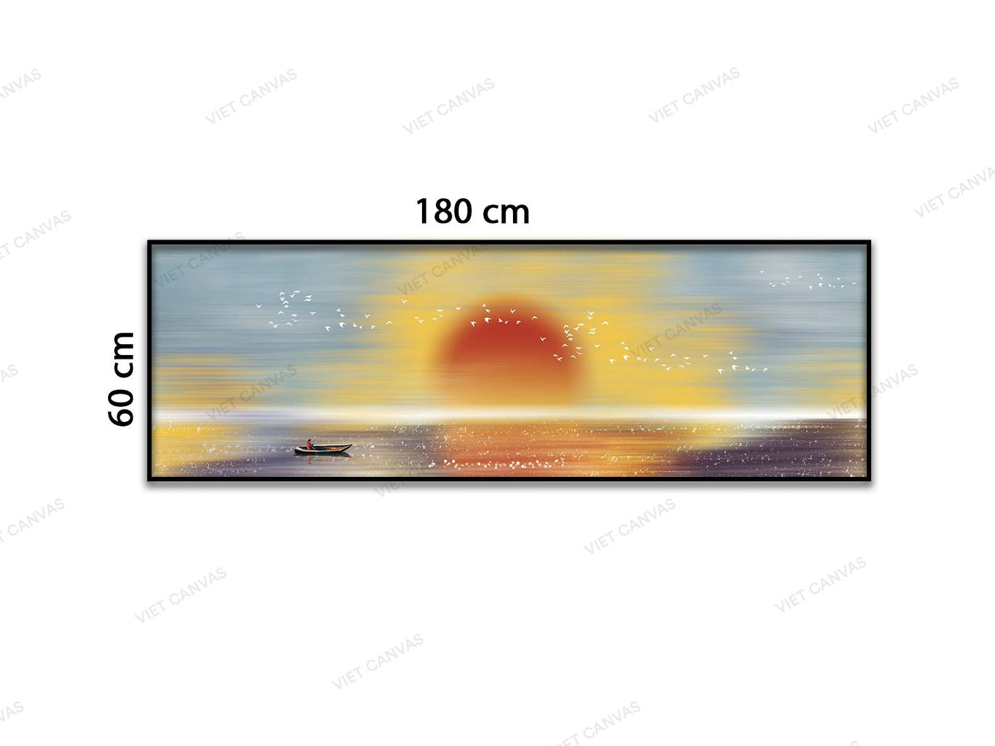 Tranh Cảnh Hoàng Hôn Xinh Đẹp - VD275