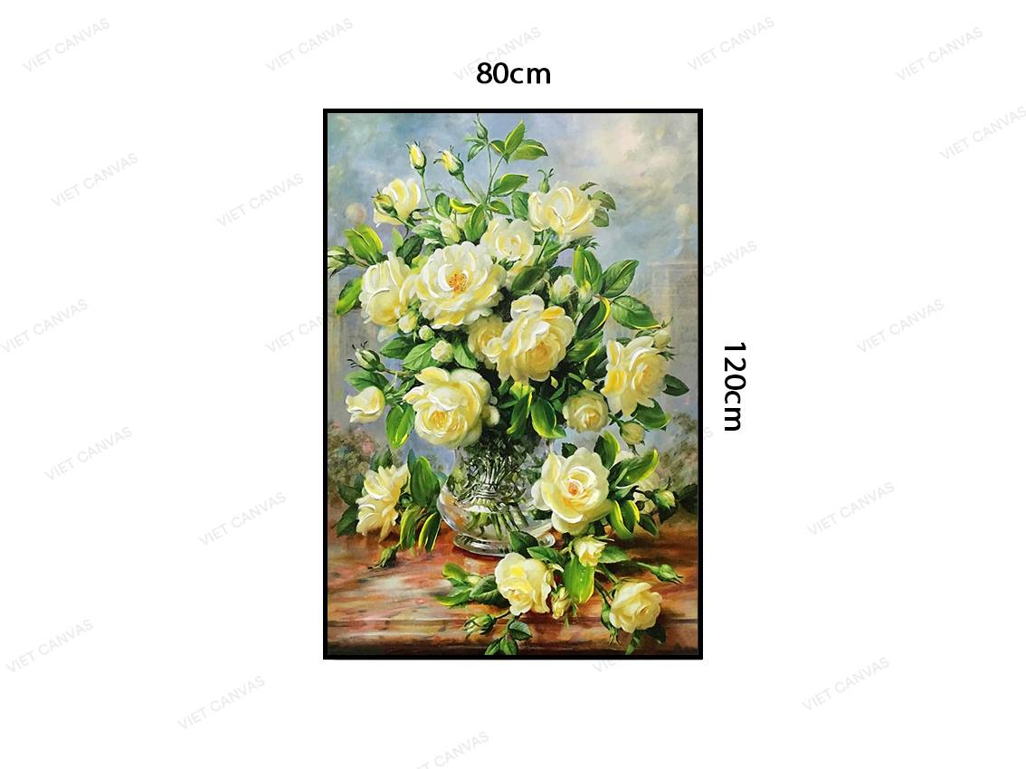 Tranh Lọ Hoa Ấn Tượng - VY049
