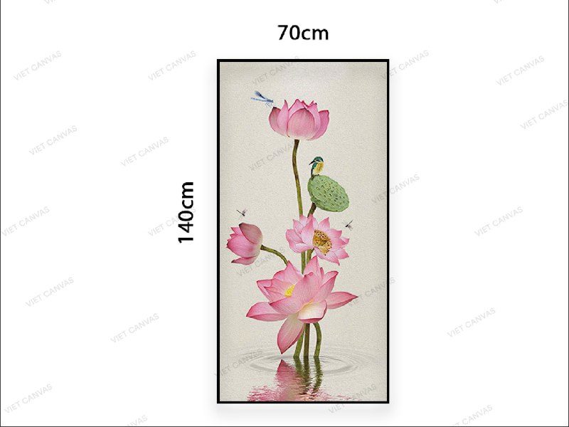 Tranh Những Nhánh Sen - VC733