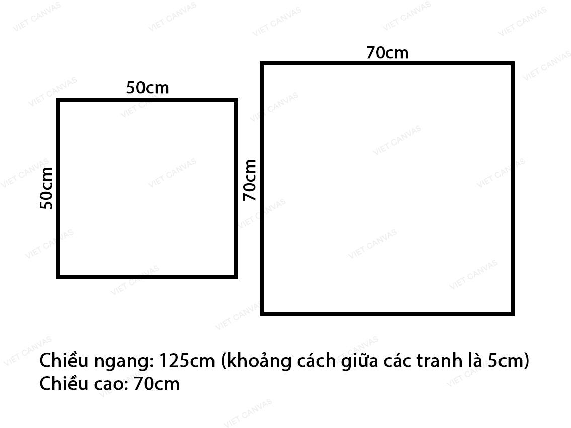 Bộ 2 Tranh Bánh Và Trái - VK034.1