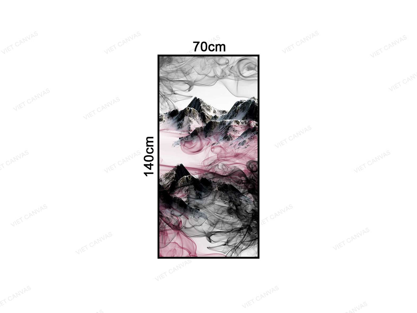 Tranh Núi Non Sau Làn Khói - VC587