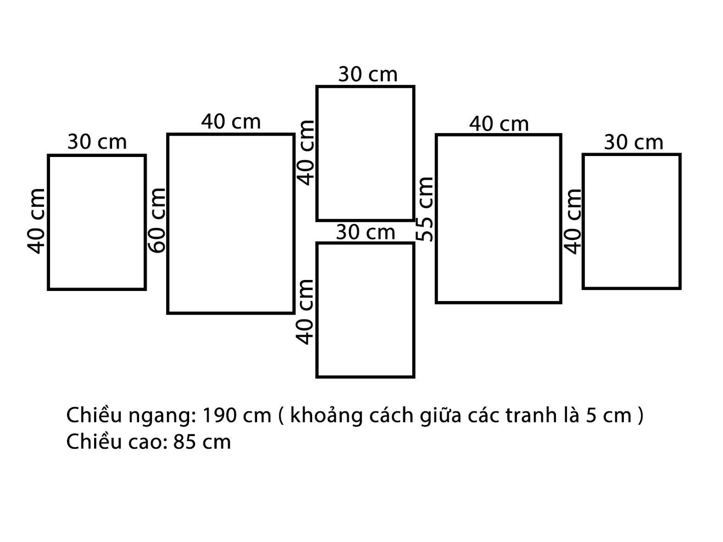 Bộ 6 Tranh Hươu, Chiếc Bình Cổ, Hoa Lá Và Vân Gỗ - VZ270