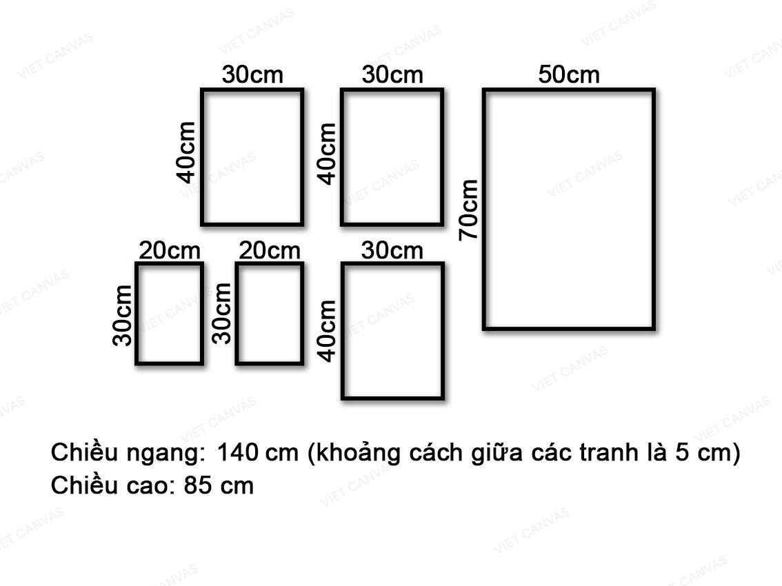 Bộ 6 Tranh Hoạt Hình Động Vật - VZ099.1