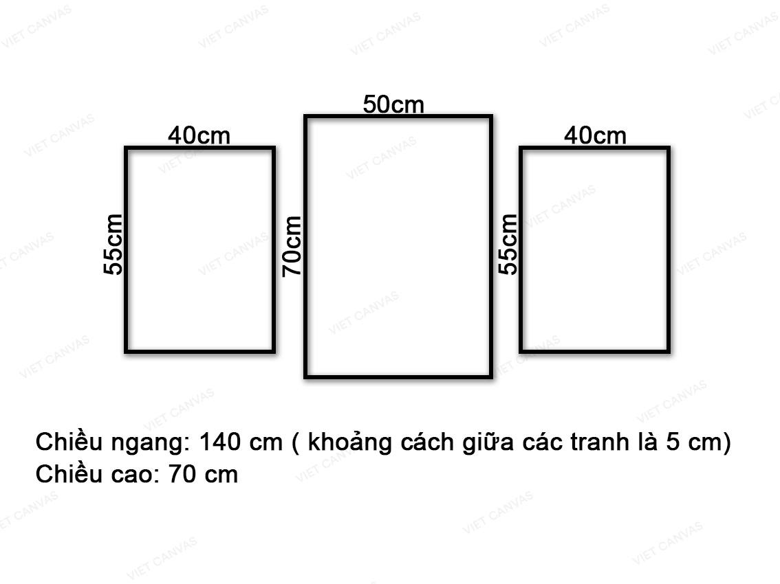 Bộ 3 Tranh Chim Cánh Cụt Và Quotes - VZ110.2