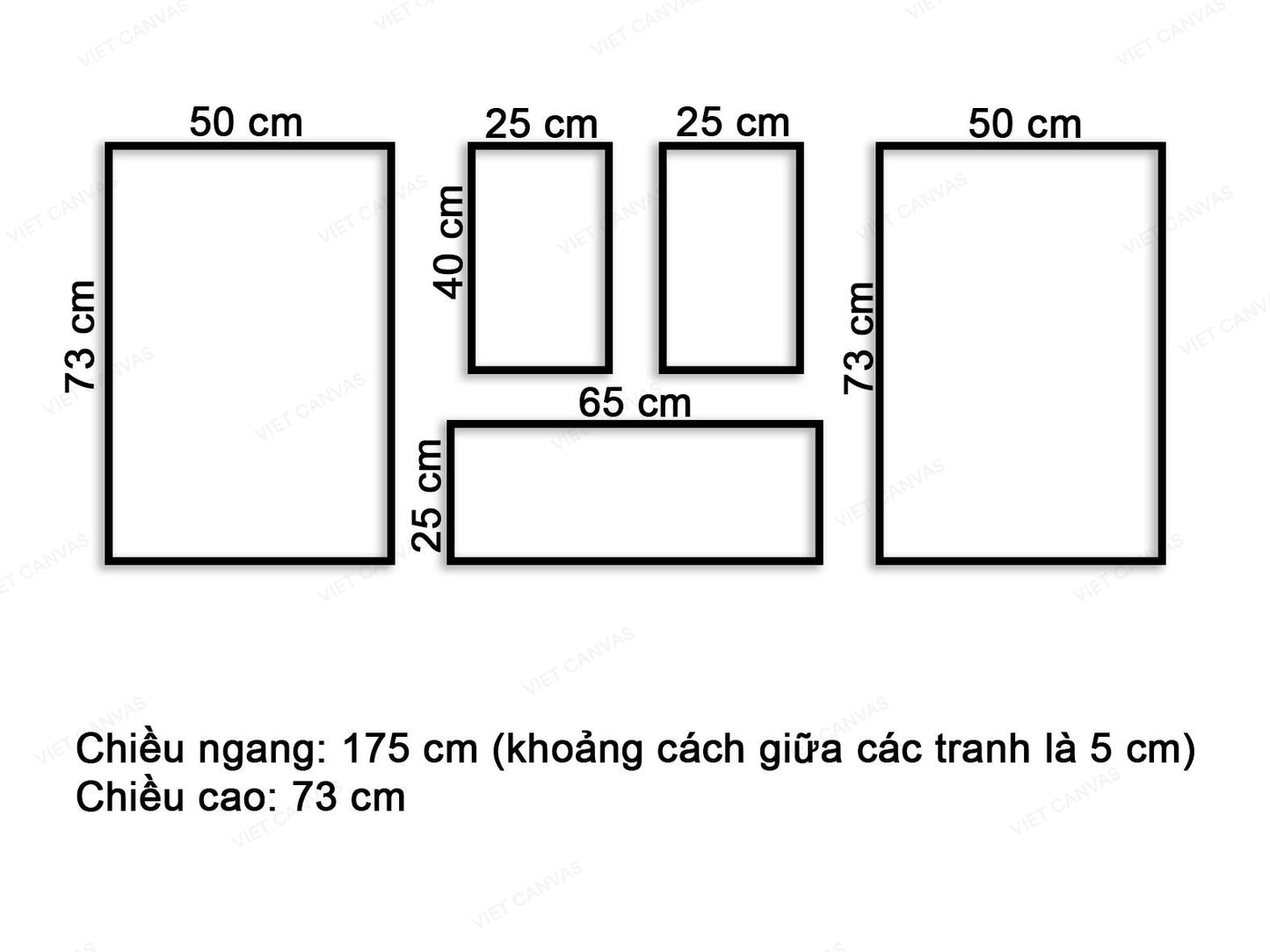 Bộ 5 Tranh Hoa Hồng Ngọt Ngào - VZ919