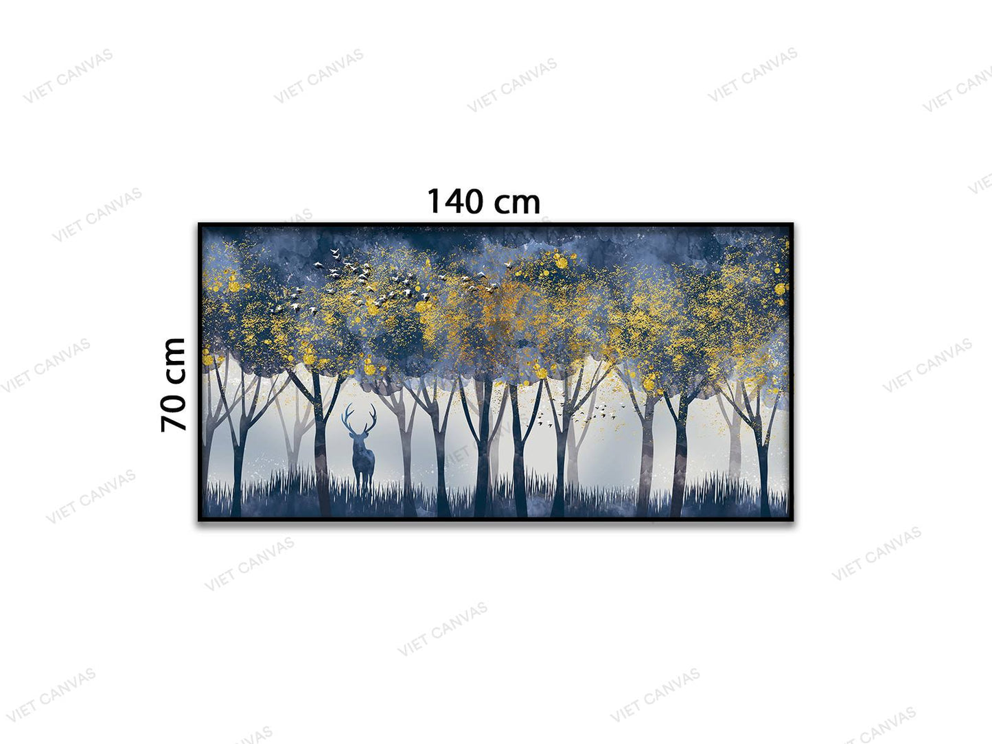 Tranh Rừng Cây Hoang Vu - VD682