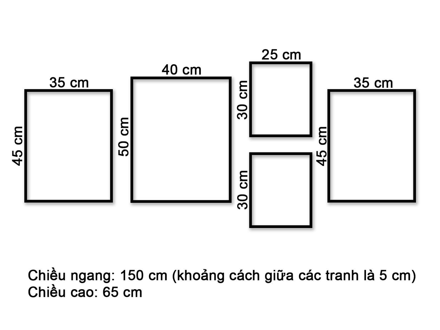 Bộ 5 Tranh Thú Vật Dễ Thương - VZ168.1