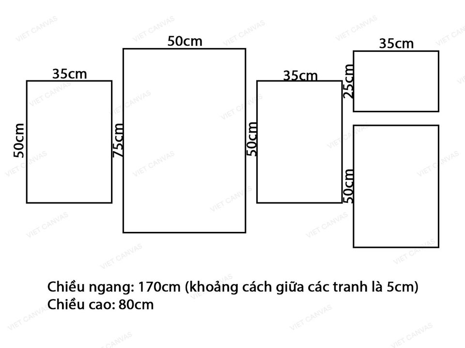 Bộ 5 Tranh Chú Hươu Bên Đóa Hoa Và Cây Lá, Xương Rồng - VZ906.2