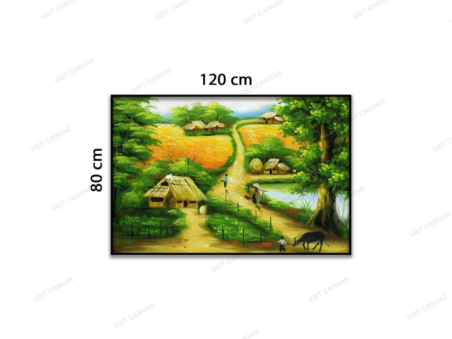 Tranh Quê Hương Bình Yên - VD208