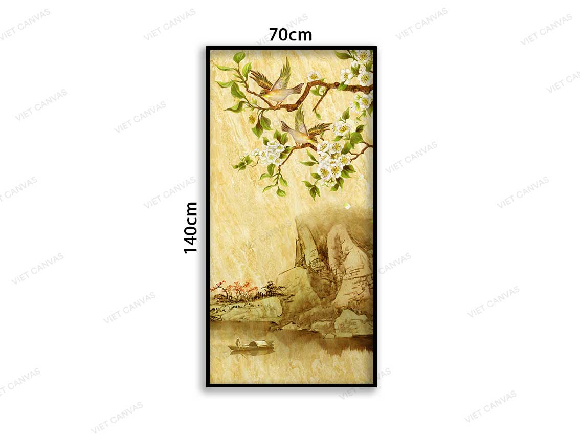 Tranh Đàn Chim Báo Hiệu Mùa Xuân Đến - VD023