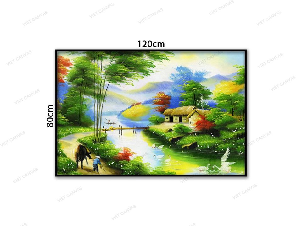 Tranh Phong Cảnh Làng Quê Yên Bình - VD210