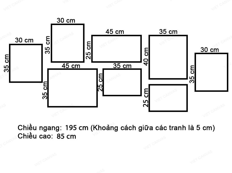 Bộ 8 Tranh Hoạt Hình Dễ Thương - VK027