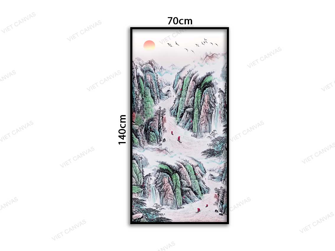 Tranh Tuyết Phủ Trắng Những Ngọn Đồi - VD013
