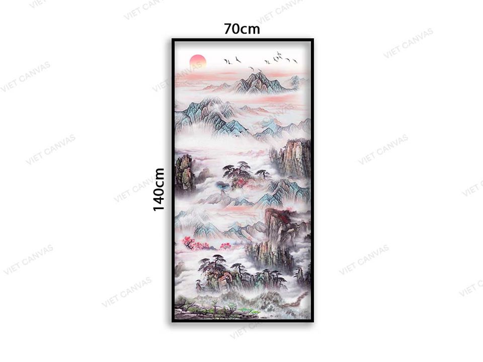 Tranh Núi Đồi Hữu Tình - VD022