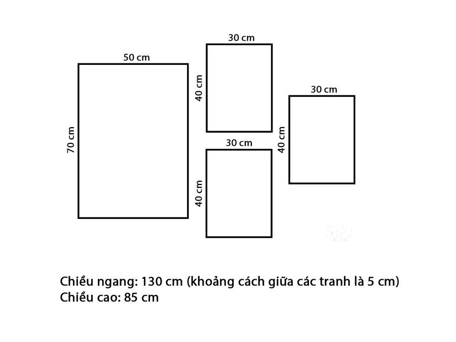 Bộ 4 Tranh Xương Rồng Và Lá Cọ - VV267.2