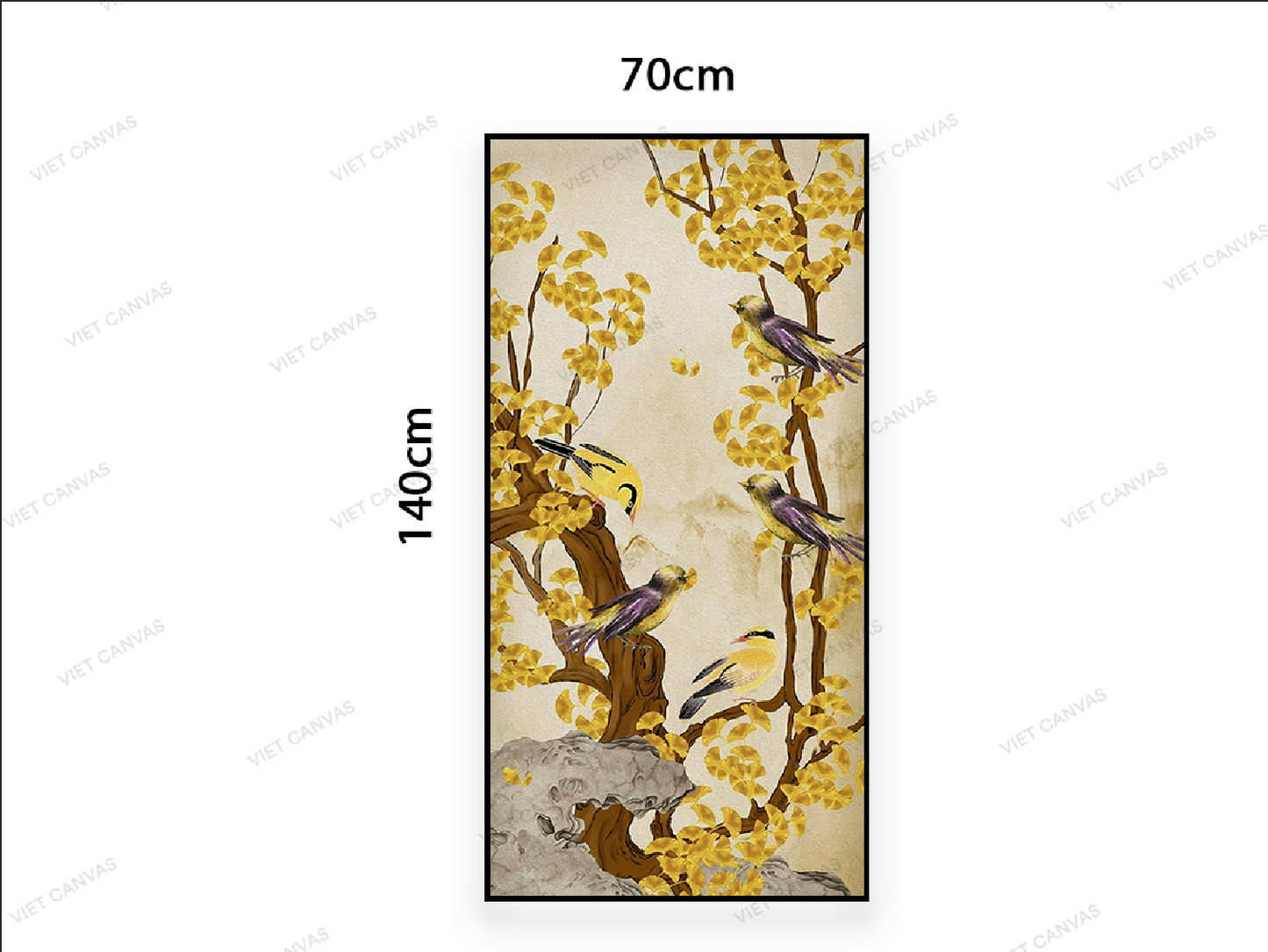 Tranh Oanh Yến Chiều Xuân - VC166