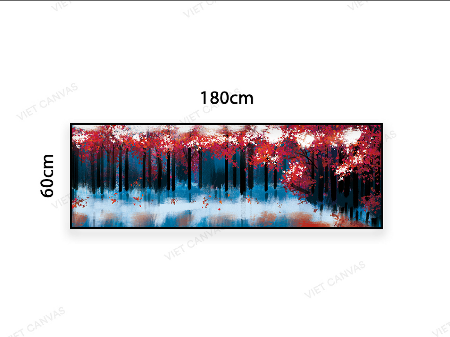 Tranh Lạc Lối Giữa Rừng Hoa - VB974