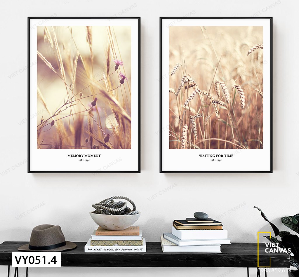 Bộ 2 Tranh Cánh Đồng Cỏ - VY051.4