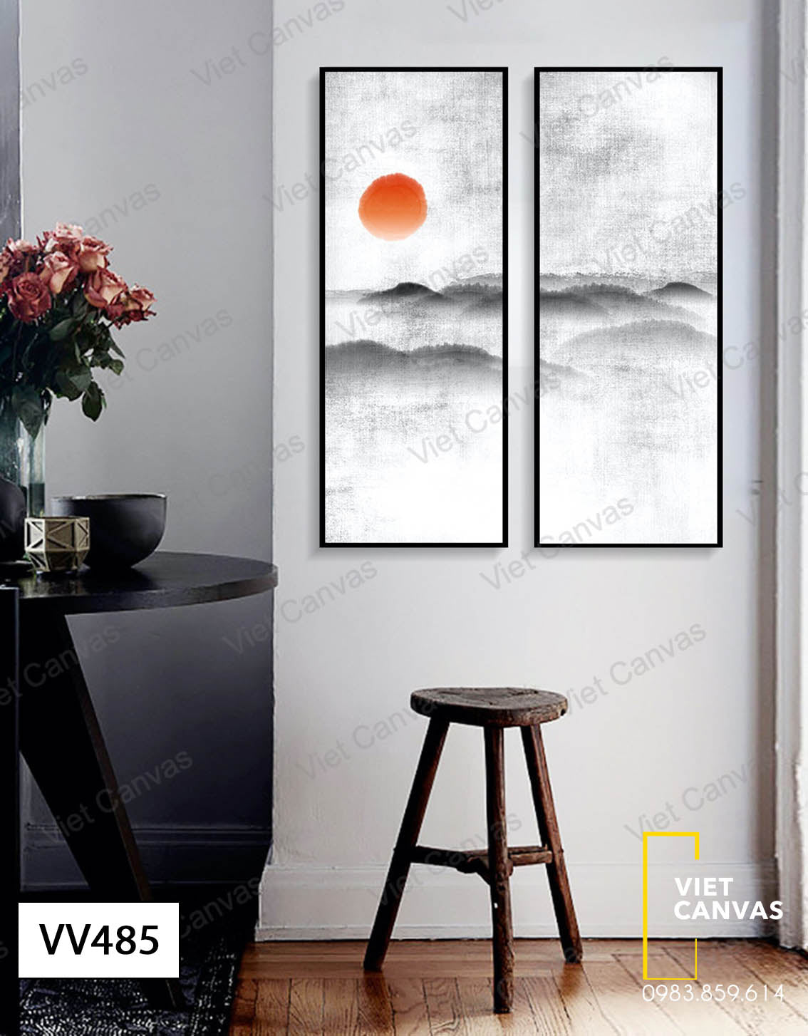 Bộ 2 Tranh Những Đồi Núi - VV485