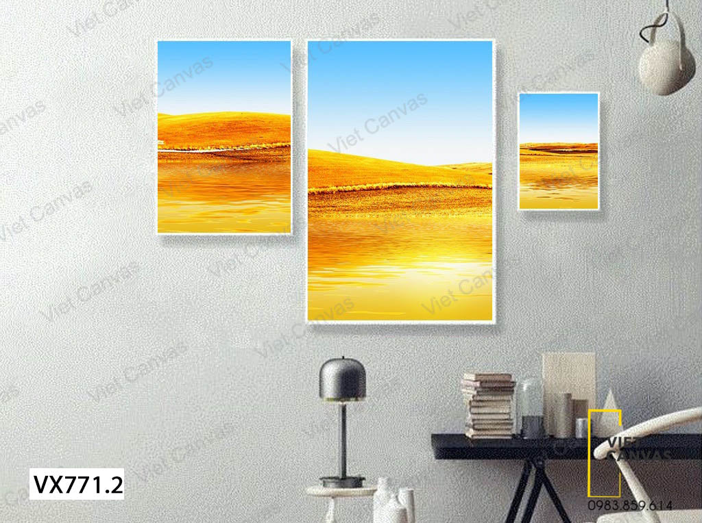 Bộ 3 Tranh Cái Nắng Sa Mạc - VX771.2