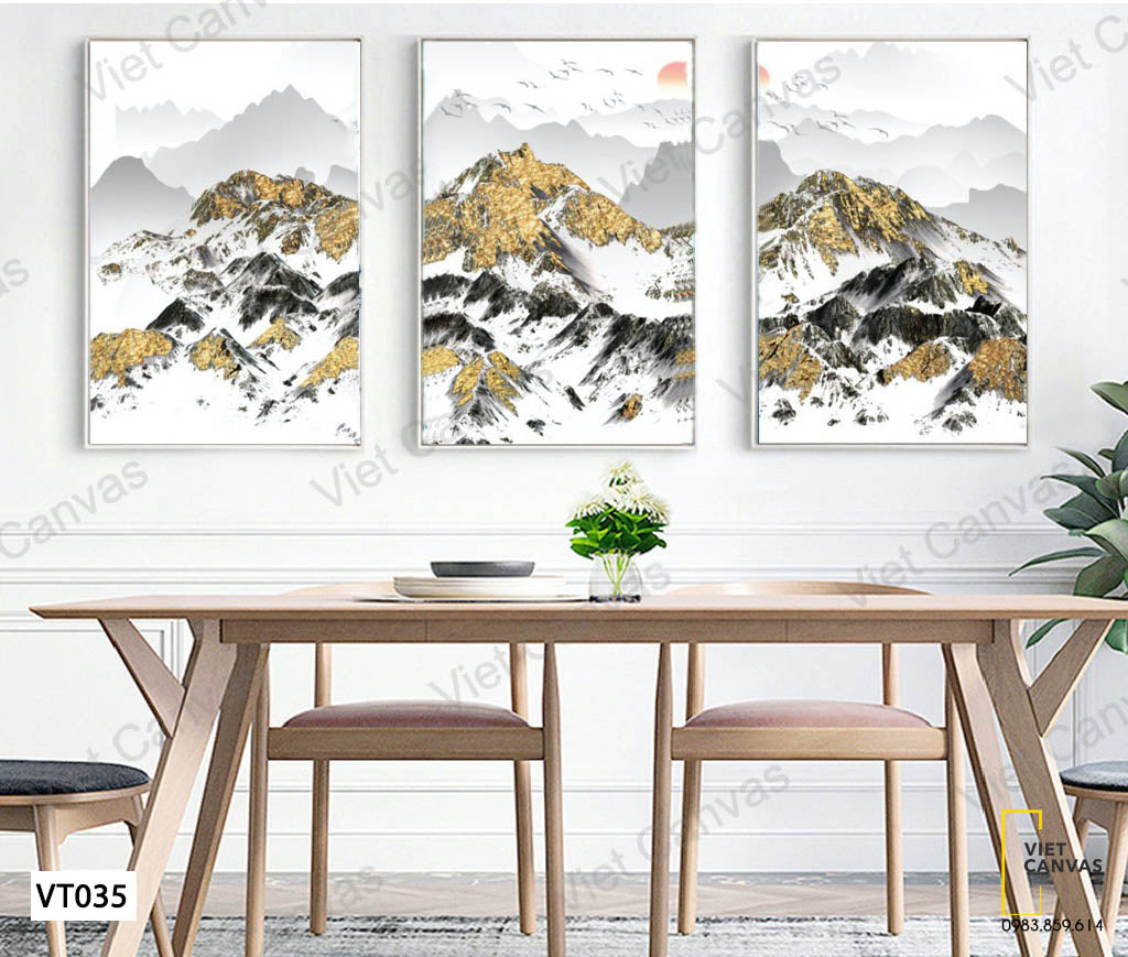 Bộ 3 Tranh Ngọn Núi - VT035