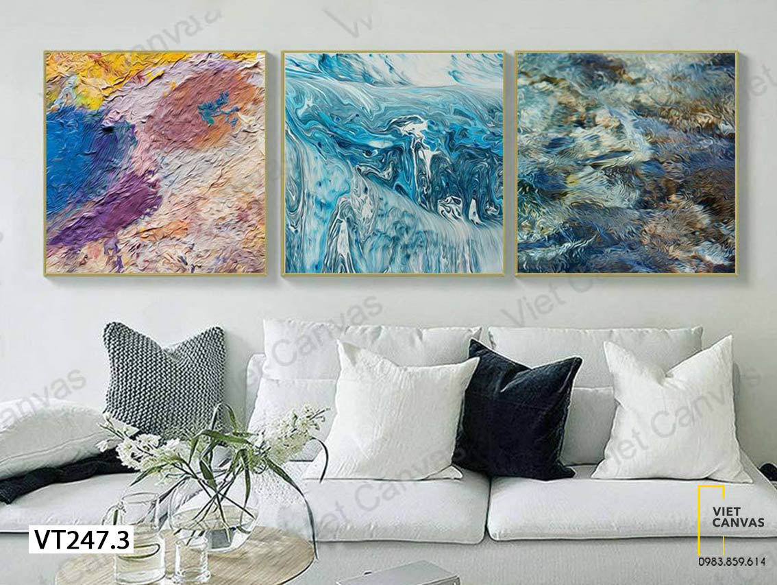 Bộ 3 Tranh Trừu Tượng - VT247.3