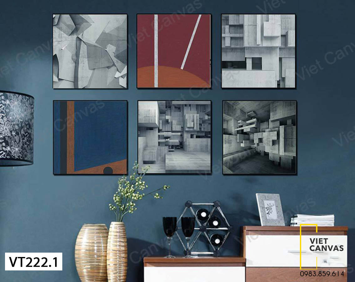Bộ 6 Tranh Trừu Tượng - VT222.1