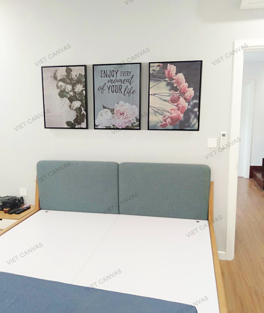 Bộ 3 Tranh Đoá Hoa Hồng - Hd284