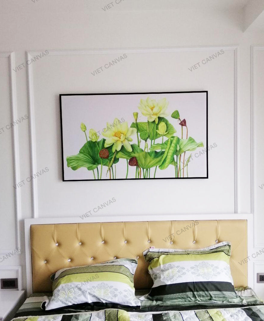 Tranh Sen Thuần Khiết - HD628