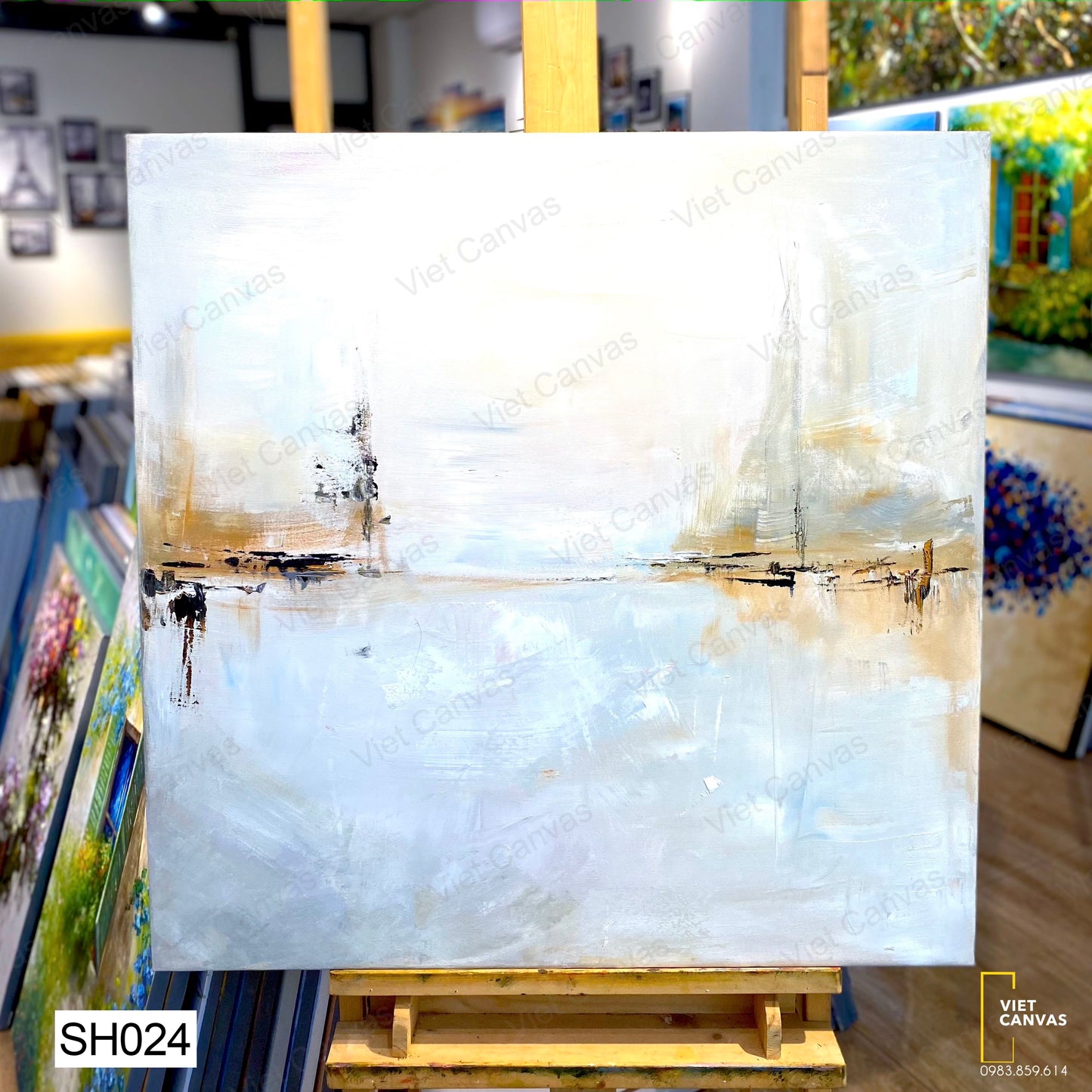 Tranh Sơn Dầu Trừu Tượng - SH024