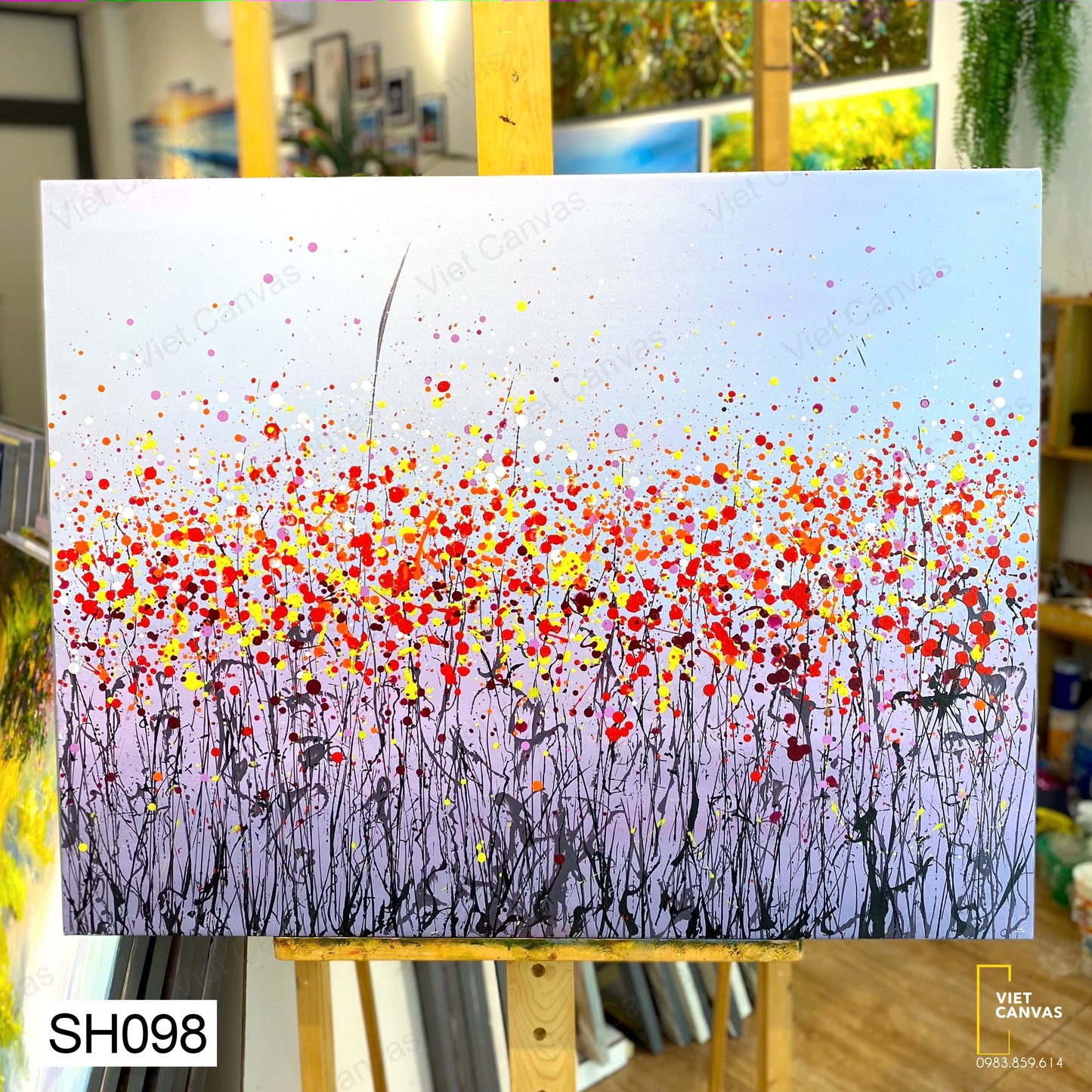 Tranh Sơn Dầu Sắc Màu - SH098
