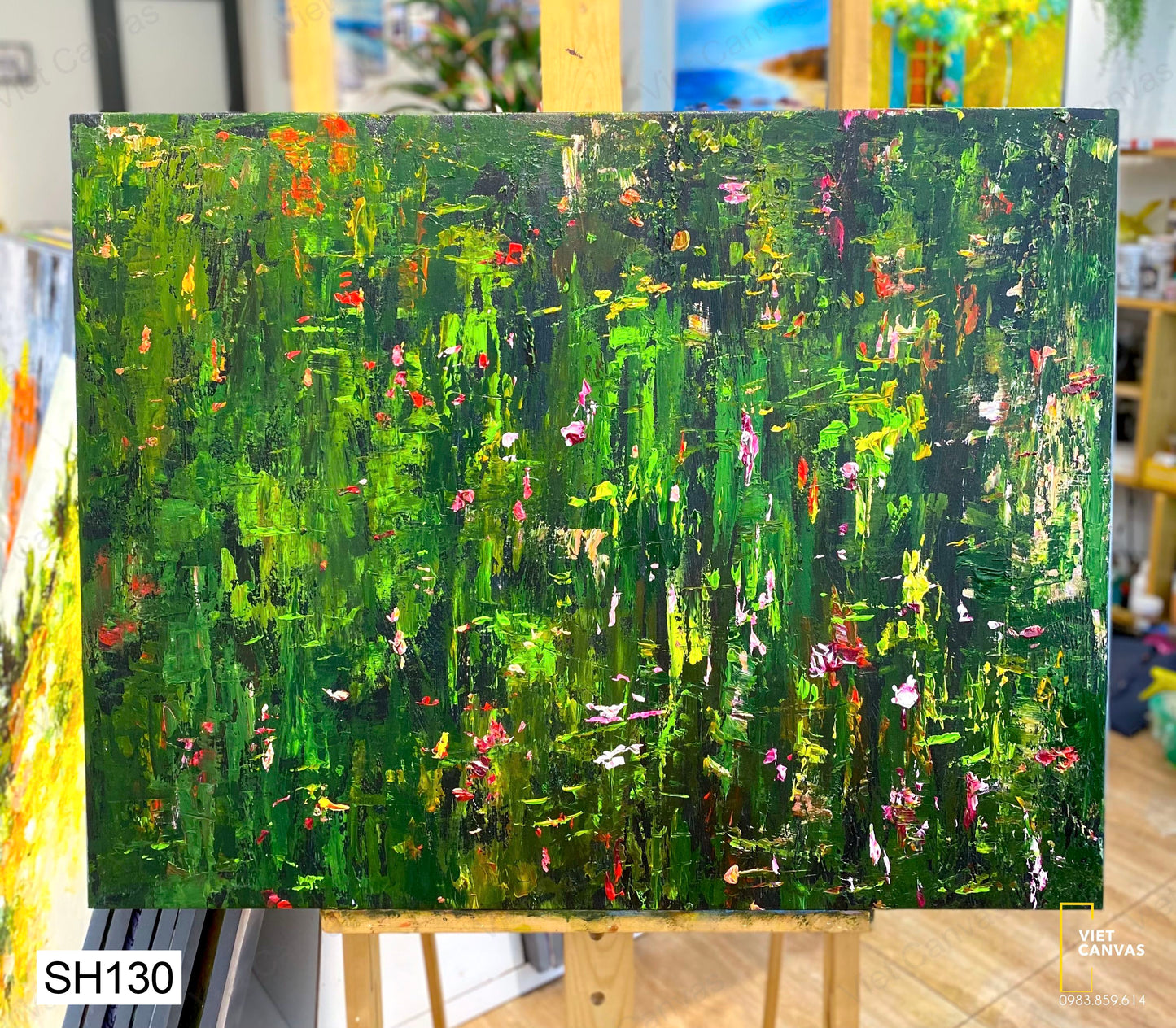 Tranh Sơn Dầu Trừu Tượng - SH130