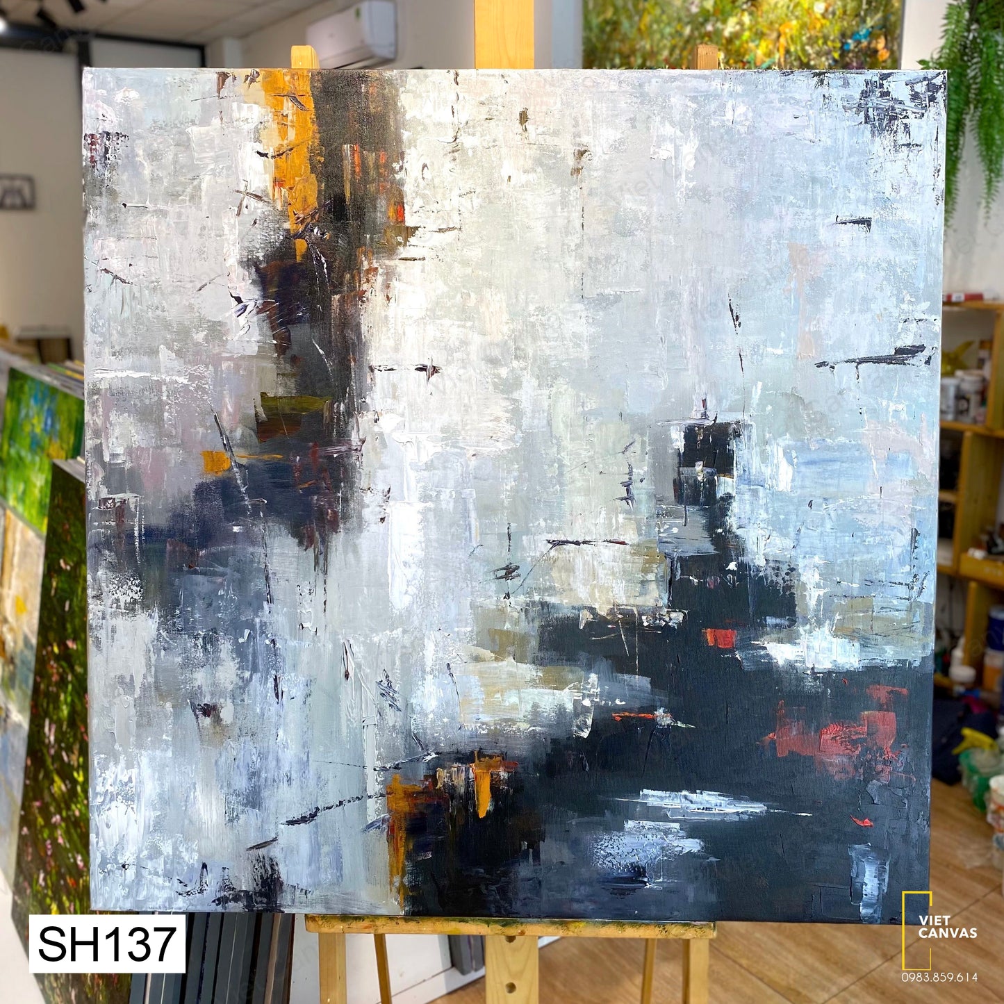 Tranh Sơn Dầu Trừu Tượng - SH137