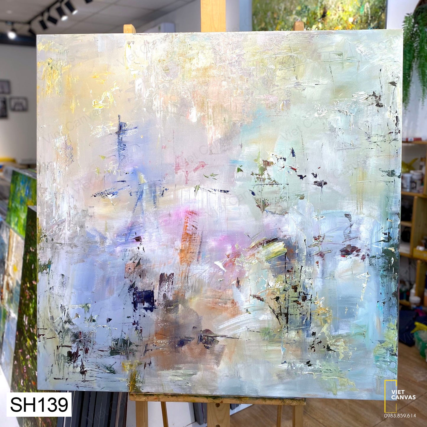 Tranh Sơn Dầu Trừu Tượng - SH139